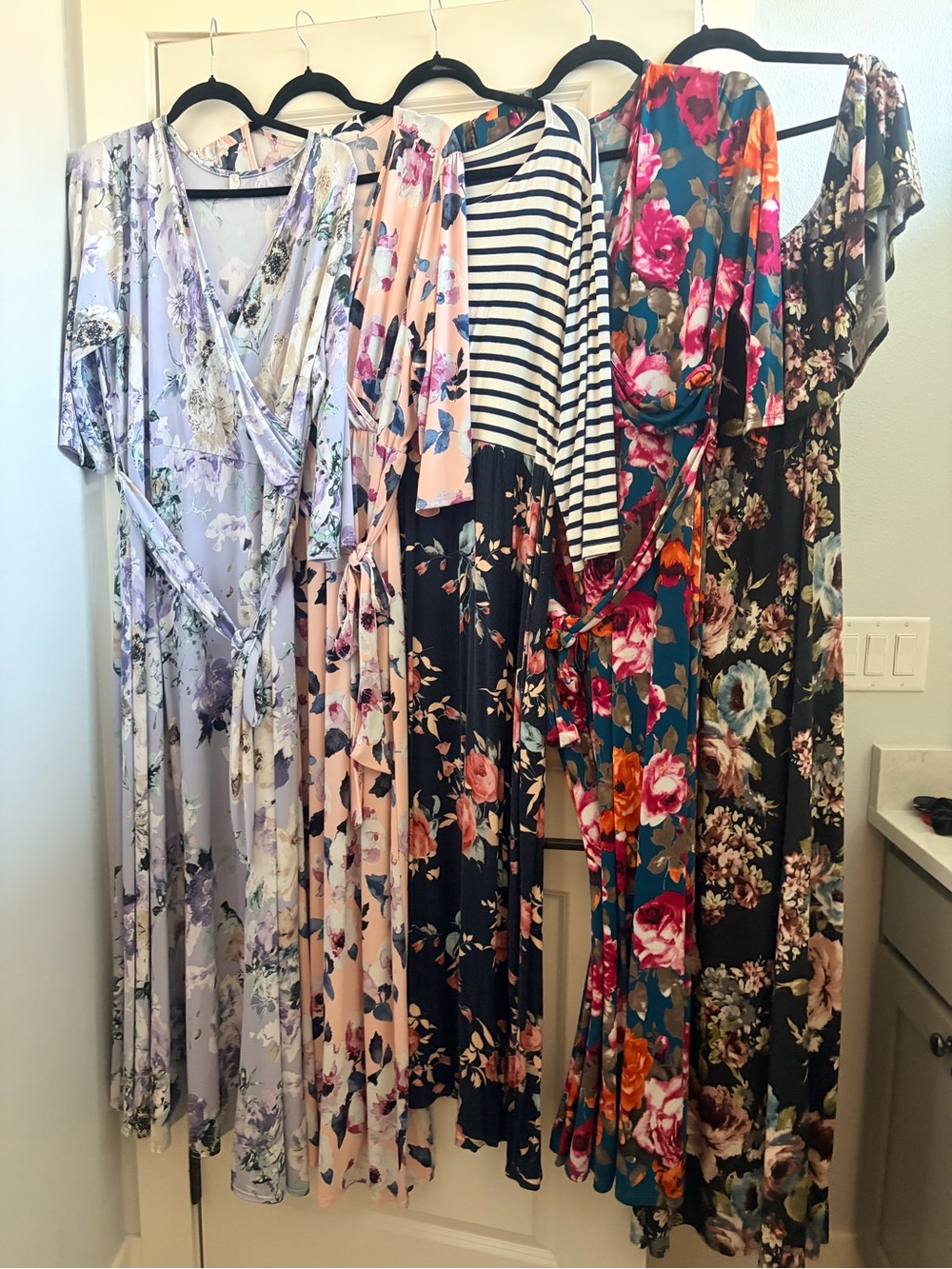 Pinkblush Floral Maxi Dress Bundle in Lavender, Blush, Navy, Teal, Black